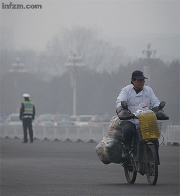 灰霾逐年增加渐成侵蚀北京的慢性疾病